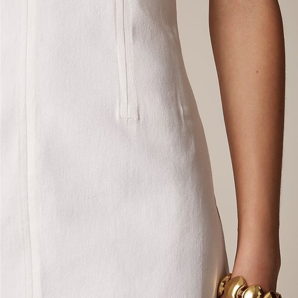 J crew Corset midi dress in stretch twill - Picture 2 of 5